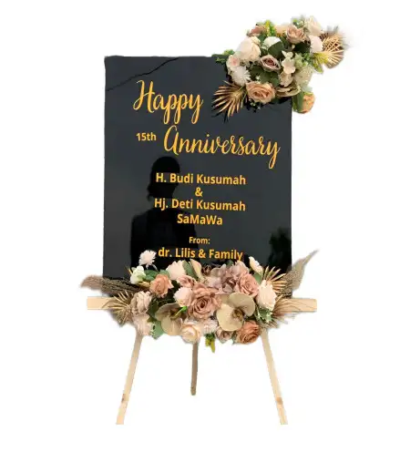 Papan Bunga Akrilik Candiyasan